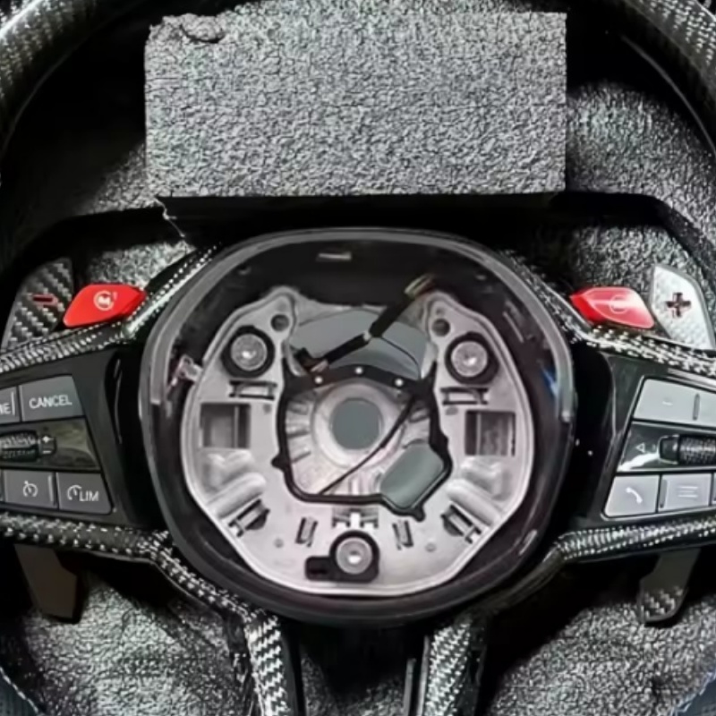 พวงมาลัยรถยนต์คาร์บอนไฟเบอร์หุ - Tech Car Accessories บทวิจารณ์และราคา