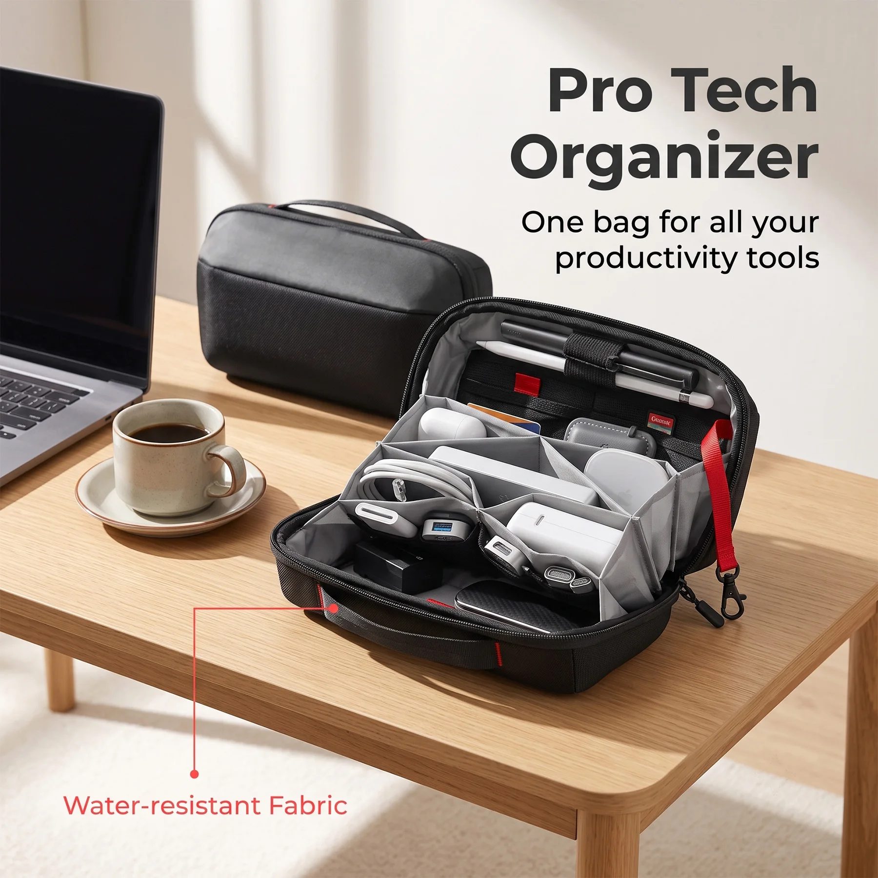 กระเป๋าจัดระเบียบอุปกรณ์เทคโนโ - Tech Accessories Case บทวิจารณ์และราคา