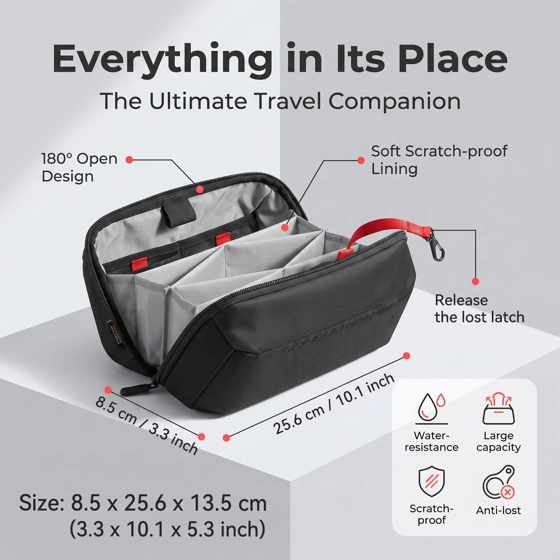 กระเป๋าจัดระเบียบอุปกรณ์เทคโนโ - Tech Accessories Case บทวิจารณ์และราคา