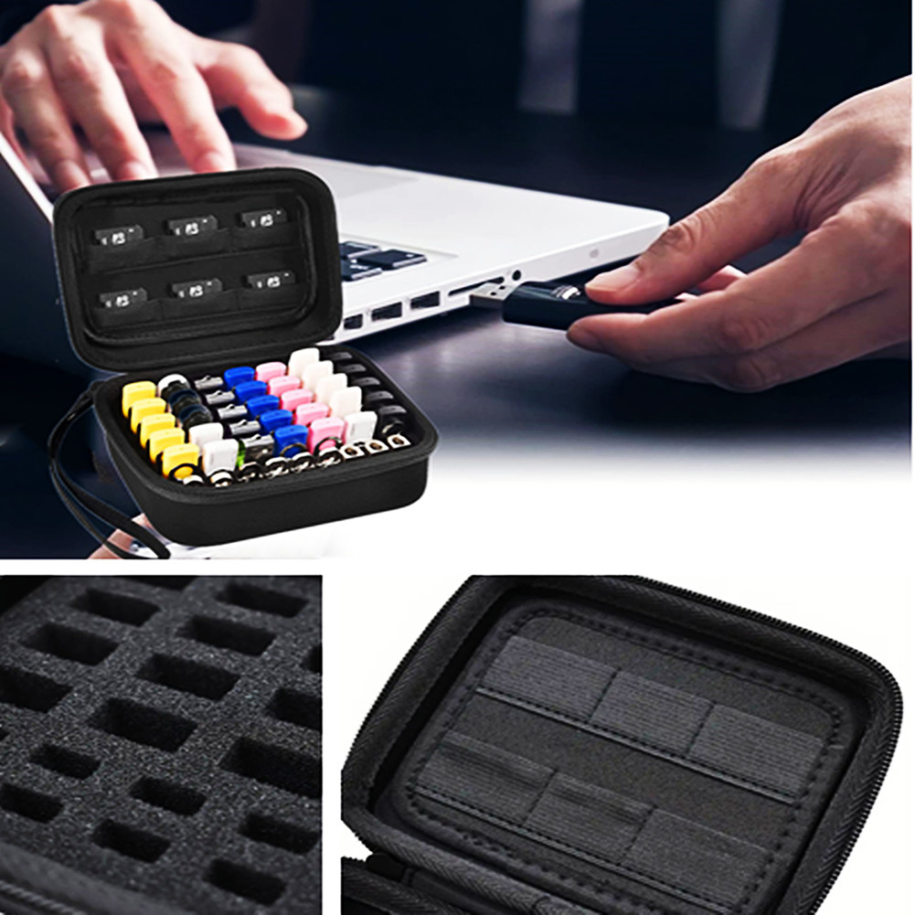 กระเป๋าใส่แฟลชไดรฟ์ USB ที่ใส่ - Tech Accessories Case บทวิจารณ์และราคา