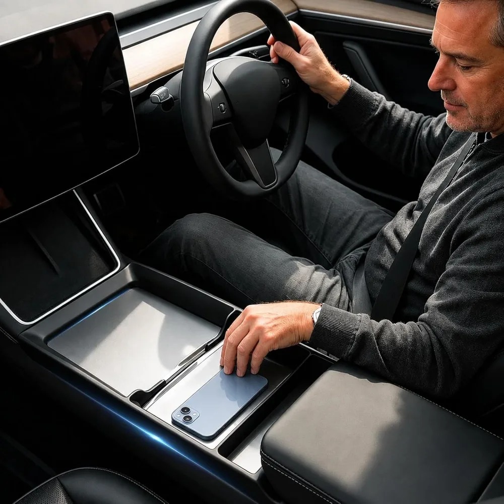 ถาดเก็บของกันลื่นสำหรับคอนโซลก - Tech Car Accessories บทวิจารณ์และราคา