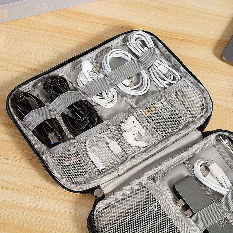 กระเป๋าเก็บอุปกรณ์อิเล็กทรอนิก - Tech Accessories Travel Organizer Pouch บทวิจารณ์และราคา