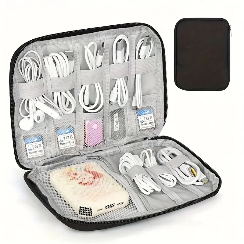 กระเป๋าเก็บอุปกรณ์อิเล็กทรอนิก - Tech Accessories Travel Organizer Pouch บทวิจารณ์และราคา