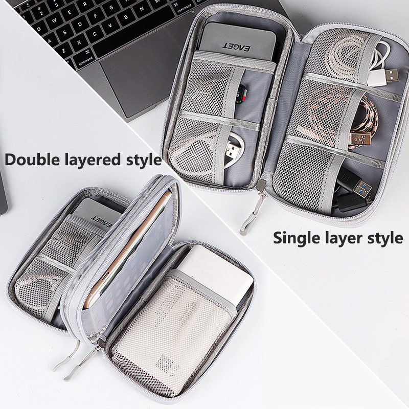 กระเป๋าเก็บของดิจิทัลแบบพกพาหล - Tech Accessories Case บทวิจารณ์และราคา